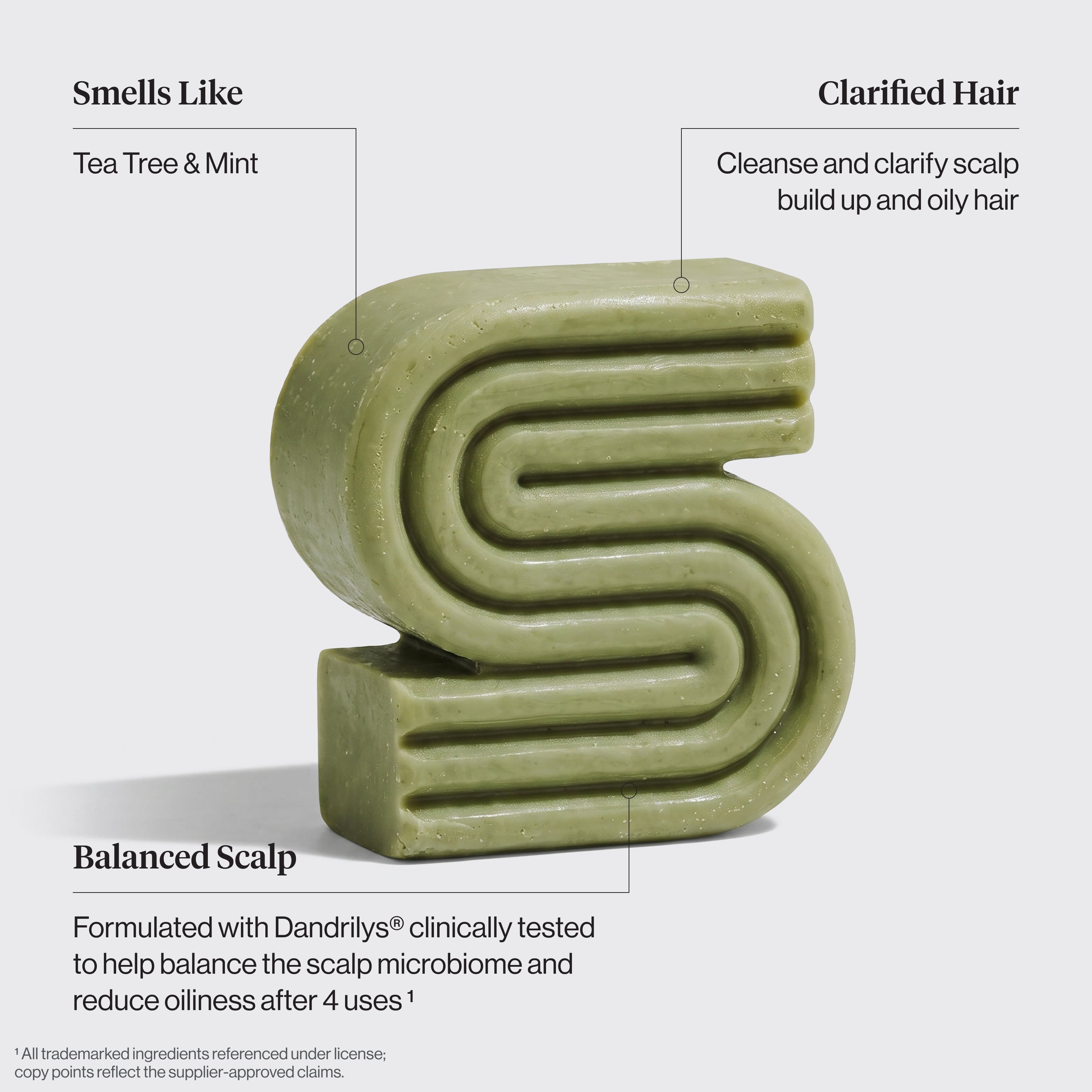Tea Tree &amp; Mint Clarifying Shampoo Bar