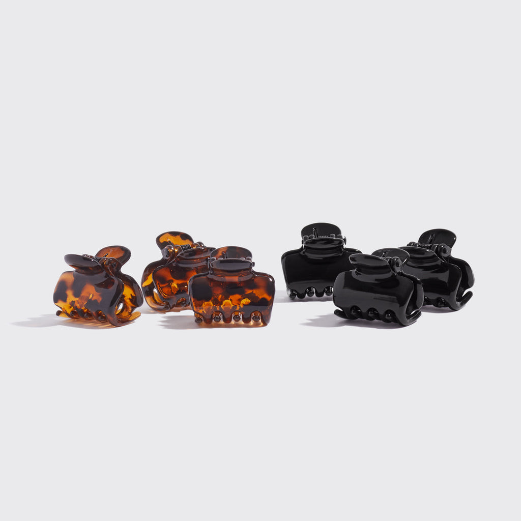 Black &amp; Tort Cloud Claw Clips 2pc Set
