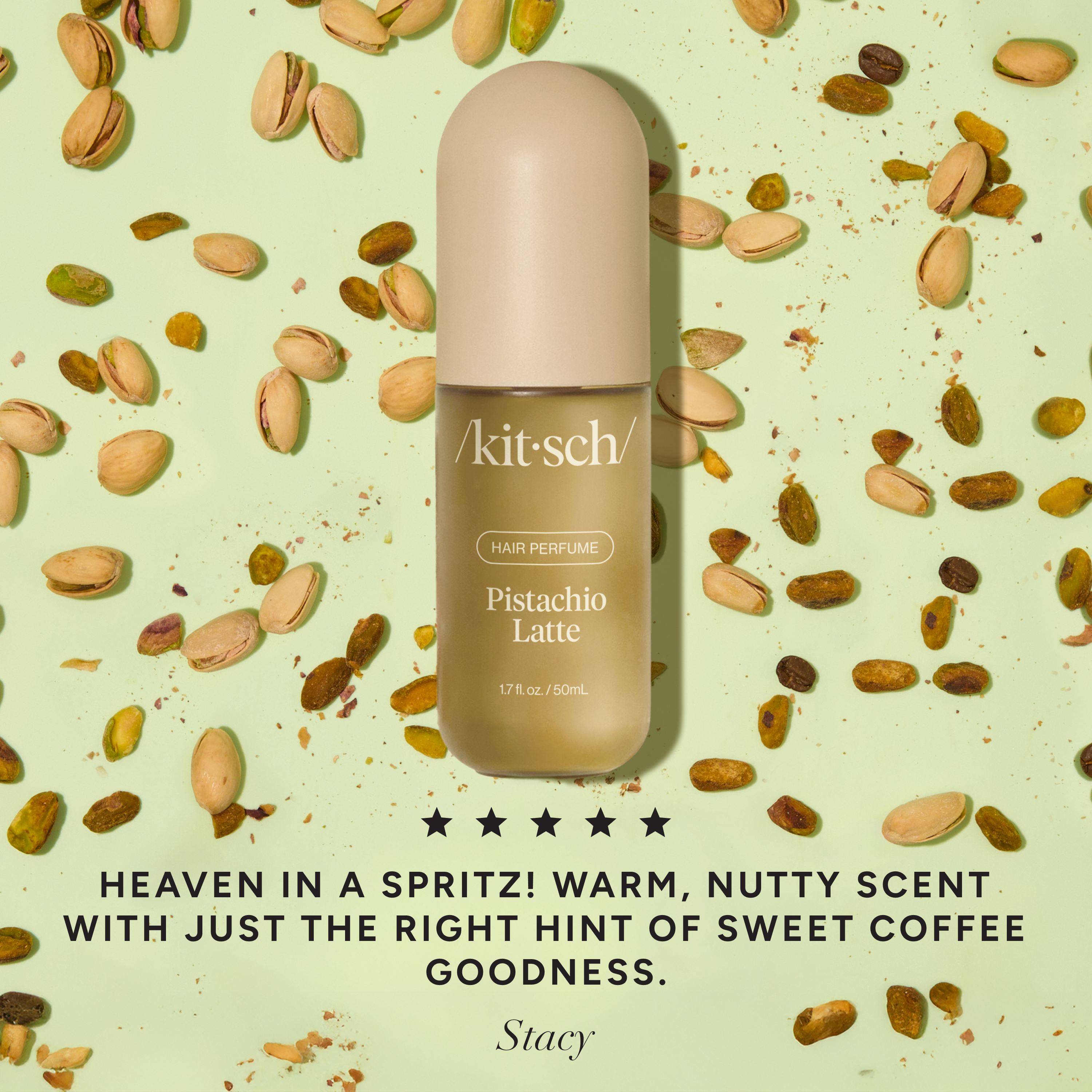 Seaside Latte Duo: Pistachio Latte &amp; Amber Shores Hair Perfume