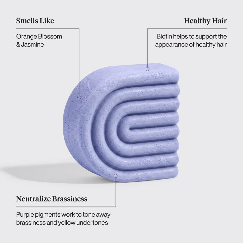 Purple Toning Shampoo &amp; Conditioner Bar Combo for Color-Treated &amp; Grey Hair