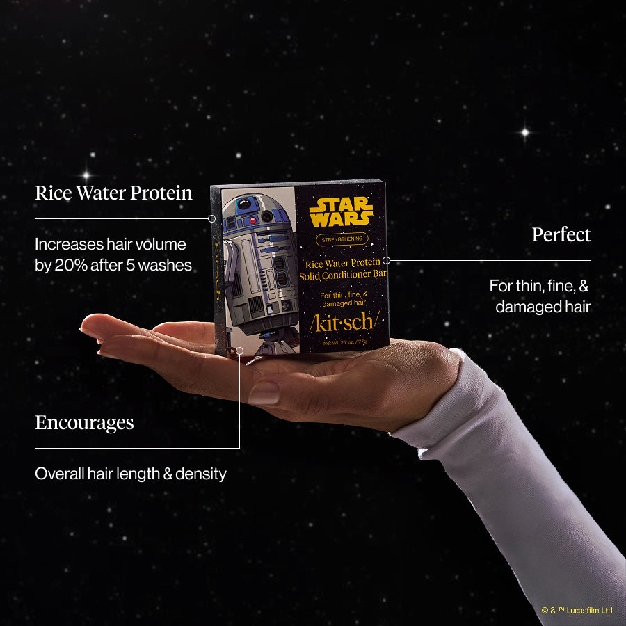 Star Wars™ &amp; Kitsch Rice Water Protein Strengthening Solid Conditioner - R2-D2