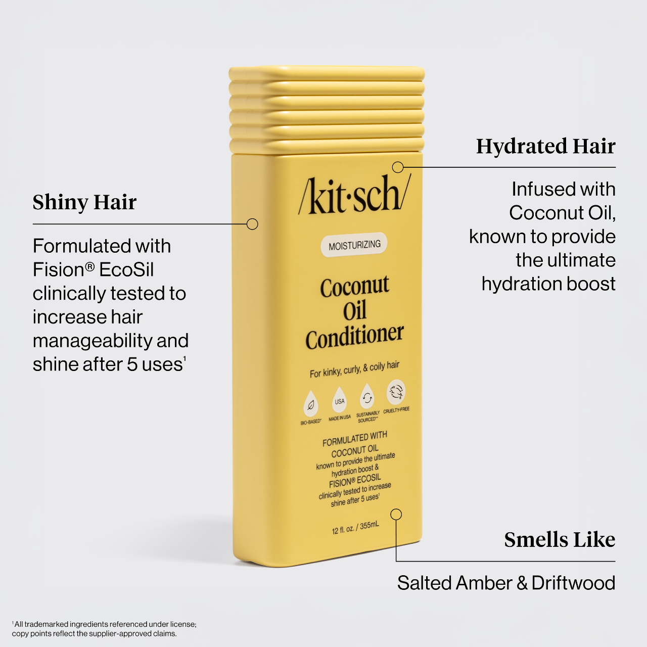 Coconut Oil Shampoo &amp; Conditioner Combo for Dry Damaged Hair